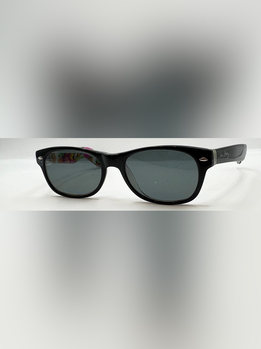 Vera Bradley Leigh Black Oval Sunglasses Frames Only - Picture 2 of 8